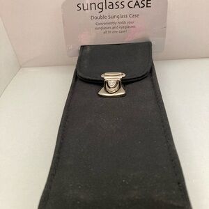 NWTs.. Double Sunglass Case with Silver Clasp